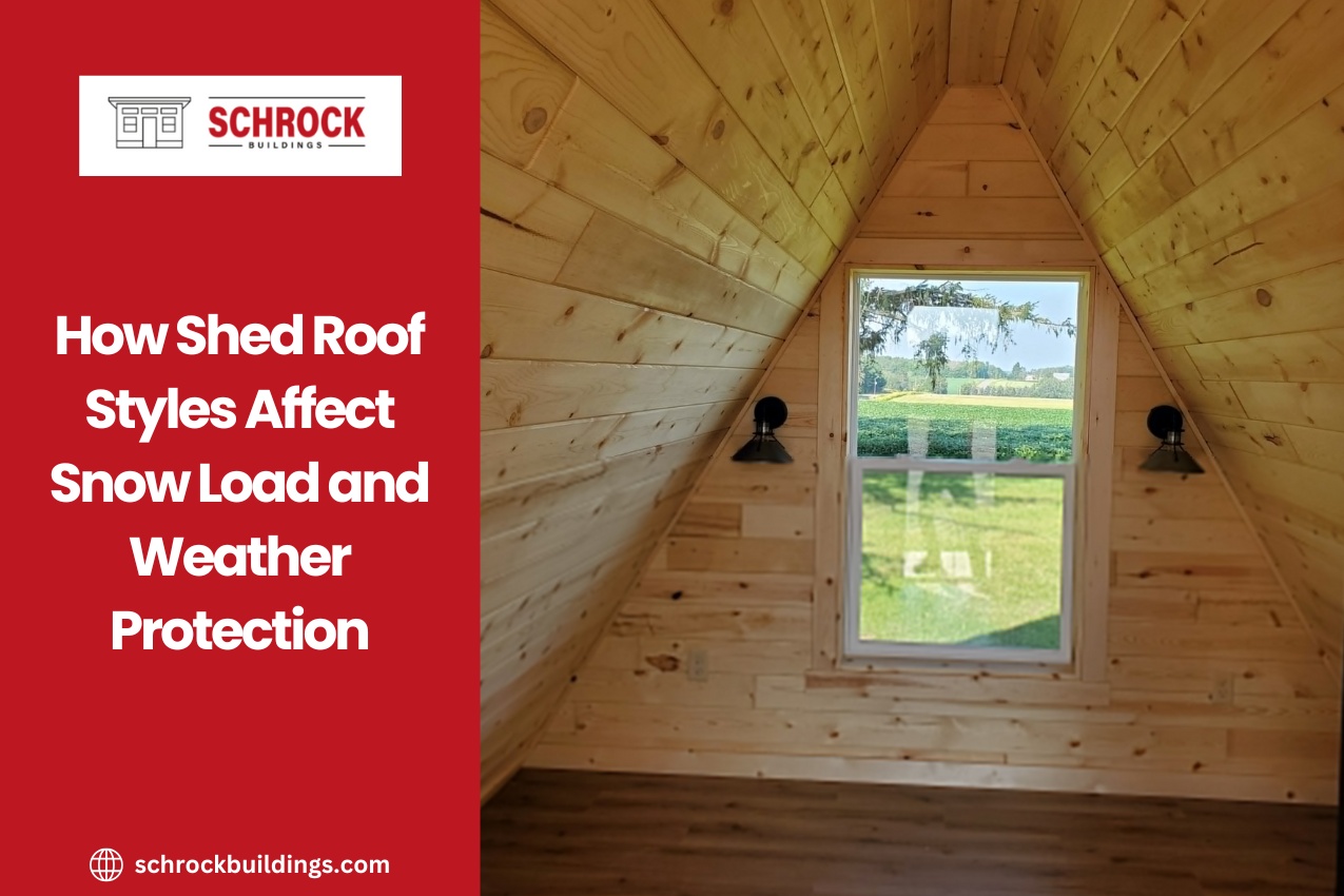 How Shed Roof Styles Affect Snow Load and Weather Protection