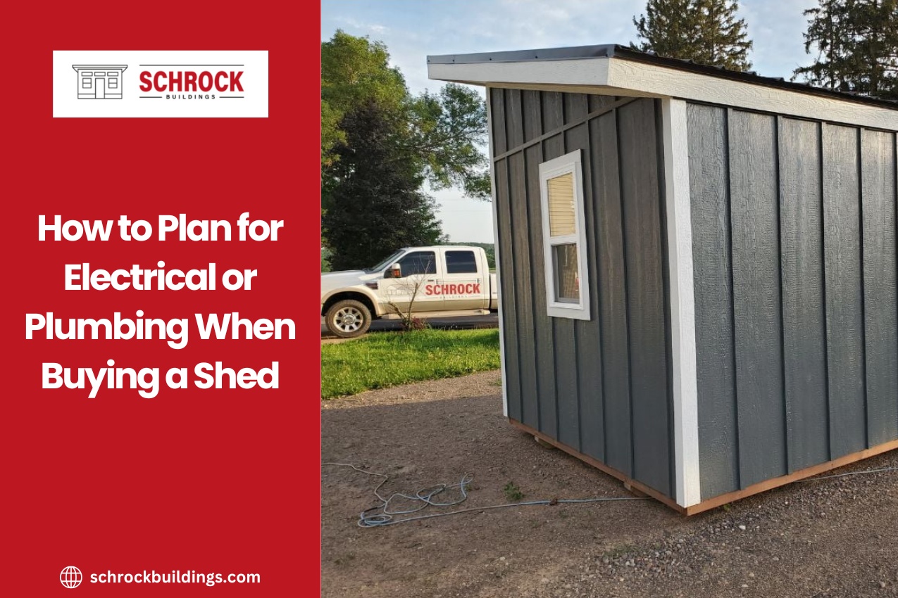 How to Plan for Electrical or Plumbing When Buying a Shed