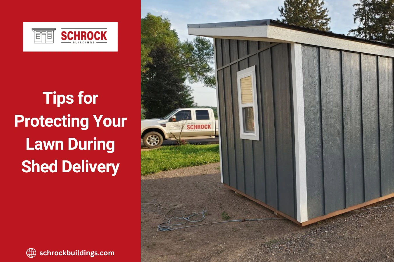 Tips for Protecting Your Lawn During Shed Delivery